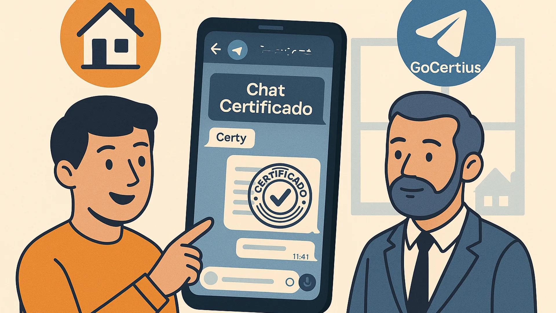 Chat Certificado para alquiler