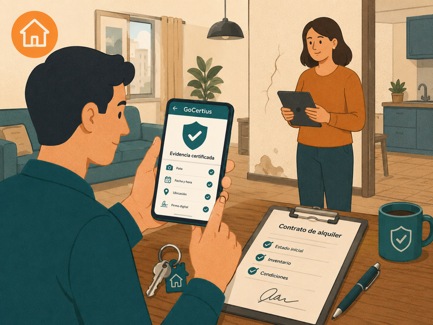 pruebas digitales pago alquiler